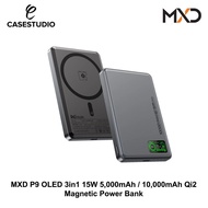 MXD P9 OLED 3in1 15W 5,000mAh / 10,000mAh Qi2 Magnetic Power Bank