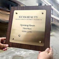 Creative House Number Wooden Business Listing Decoration Making Customized Design Facade Billboard D