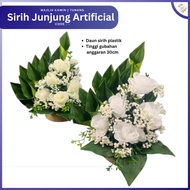VISTA | Sirih junjung kembang dengan rose with baby breath | Daun sirih hantaran khawin | Tunang Nik