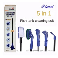 HAVENHUB Aquarium Fish Tank Aquarium Cleaning Tools Fish Tank Cleaning Brush Fish Tank Brush Long Ha