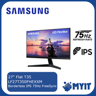 Samsung 27 inch Monitor LF27T350FHEXXM Borderless IPS 75Hz AMD FreeSync FHD 1080p