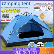 2024NEW Waterproof Tent Outdoor Dome Camping Tent automatic Double Layer 2/4/6 camping tent