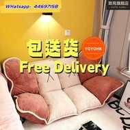 🌟包送貨- 懶人沙發床 布藝梳化床 sofa bed 卡通可愛多顏色選擇榻榻米折疊床 躺地沙發 單人位 雙人位 日式榻榻米睡墊
