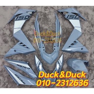 RS 150  V1/V2 COVER SET CHROME CUSTOM NARSO GREY TANAM