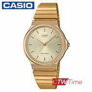 Casio Standard นาฬิกาข้อมือผู้หญิง สายสแตนเลส รุ่น MQ-24G-9EDF (สีทอง)