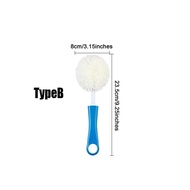 Sikat Tongkat Spons Pembersih Gelas Wine Kaca Wine Decanter Sikat Fleksibel Cuci Botol Cleaning Spon