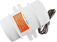 Vuzmode 4inch In Line Marine Bilge Air Blower 12V 235 CFM Boat White Marine Engine Blower