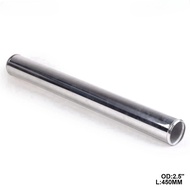 63mm 2.5"Aluminum  Exhaust/Downpipe/Intercooler DIY Piping Pipe Straight L: 450mm for Honda Civic EM