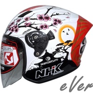 NHK S1 GP PRO AL21 12 Japanese Station Ink Sheet Half-Cover Helmet < Ancient Knight > Helmet Motorcy