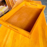 Wooden tote tray wooden tray handle 30-50 x 20 x 7 cm