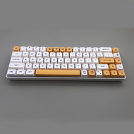 Thai/English Keycaps 140 Keys keycap ไทย Honey Milk Keycap For MX Switch Mechanical Keyboard PBT Dye