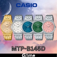 [1YR WARRANTY] CASIO MTP-B145D SERIES MEN'S ANALOG WATCH JAM TANGAN LELAKI MTP-B145D-2A1 MTP-B145D-2