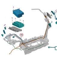 100% ORIGIGAI YADEA E8S PRO SEAT CUSHION CABLE // 53270-2384-0000 100% ORIGIGAI YADEA E8S PRO