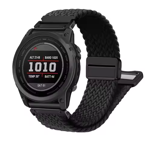 Quick Fit 22mm Stretchy Watch Strap With Magnetic Buckle for Garmin Fenix 7 7XPro Fenix 6 Fenix 5 EP