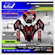 [BK 2] KTM 85 BOARD STICKERS AND BLADE FENDER NEW STICKER NUMBER PLATE AND FRONT FENDER VYNIL MATERI