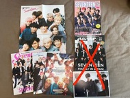 SEVENTEEN日本雜誌 — 連特典（海報poster，Special Book，Hip Hop Team:S.Coups，Mingyu珉奎，Wonwoo圓佑，Vernon Poster海報，小卡）