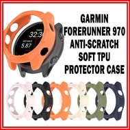 Garmin Forerunner 970 Case Hollow Out Shell Watch anti fall armor protective cover Liquid Silicone C