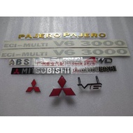 for Mitsubishi Pajero V31V32V33 Modified Mitsubishi Standard V6 3000 Full Car Logo