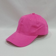 Topi Baseball Pria Polos Keren Sporty / Baseball Cap Dewasa Pria Wanita Casual Sport Hitam Putih Pin