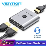Vention HDMI Splitter 4K HDMI Switch Bi-Directional 1 in 2 Out Switcher HDMI 2.1 8K