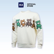 HLA Bear Printing Soft and Comfortable Long Sleeve Sweater Men - HNZWJ3W081H8 (2 colors)