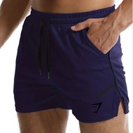 Genuine 2026 Gymshark Mesh Quick-drying Sports Shorts Mens Fitness Pants Thin Casual Running Breatha