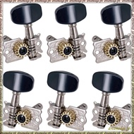 [S D K G] 6Pcs 3R3L Guitar Tuning Pegs Open Machine Heads Acoustic Folk Guitar Tuning Peg Tuners Par