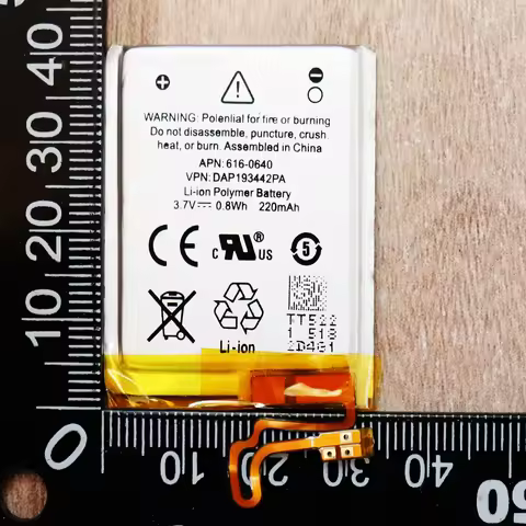 5pcs 10pcs 20pcs 220mAh Internal Li-ion Polymer Battery for iPod Nano 7th gen Nano 7 16GB