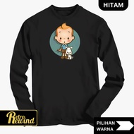 COMIC T1NT1N 5 Premium Long Sleeve T-Shirt S - 7XL and Children's T-Shirt 2-13 years old