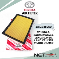 TOYOTA ENGINE AIR FILTER FJ CRUISER GSJ15, LEXUS GX460, LAND CRUISER PRADO URJ150 (17801-38050)