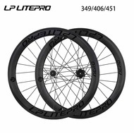Litepro 40mm Rim Wheel Set 120 Sound Folding Bicycle Wheel 406/451 Bicycle Wheel Set Bicycle Hub Spo