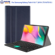 Keyboard Case for Samsung Galaxy Tab A 10.1 2019 SM T510 T515 Tablet Leather Case with Detachable Ke