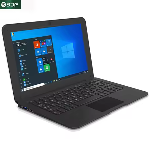 10.1 Inch Computer Laptop Windows 10 OS Preinstalled Quad Core 3GB+64GB Netbook HDMI Webcam Office (