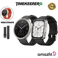[FREE GIFTS] [NEW] Amazfit Active 2 Premium / Active 2 Square Premium Sapphire GPS Smartwatch - 1 Ye