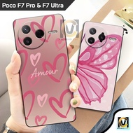 Case poco F7 Pro 5G & poco Latest Ultra 5GF7 2025 Cute Pink Motif | SoftCase hp poco F7 Pro 5G & poc