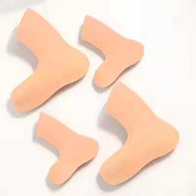 4Pcs Shop Supply Foot Mannequins Ideal for Organizing and Presenting Ankle High Shoes Small Feet Mol