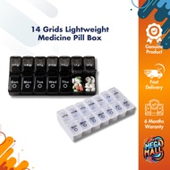 14 Grids Lightweight Medicine Pill Box