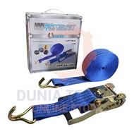 Usafe Ratchet Tie Down Webbing Cargo Lashing Belt up to 2000 Kg Heavy Duty 2 Ton 10 Meter 2000Kg