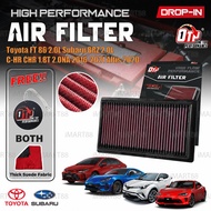OTPerformance Air Filter Toyota FT 86 2.0L Subaru BRZ 2.0L C-HR CHR 1.8T 2.0NA 2016-2021 Altis 2020 