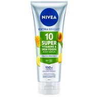 Nivea Extra Bright 10 Youth Protect/70ml/180ml/Super Vitamins & Skin Foods Body Serum/SPF 15/150X Vi