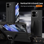 Google Pixel 9 Pro Fold Hand Strap CaseBuilt-in Screen ProtectorKickstandHinge Protection Case for G