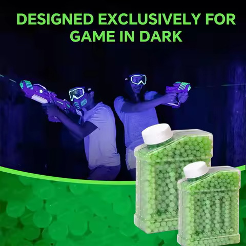 L3B 6mm Fluorescent Airsoft BB Pellets Glow in The Dark Plastic Balls for Airsoft Gun Rifle Shooting