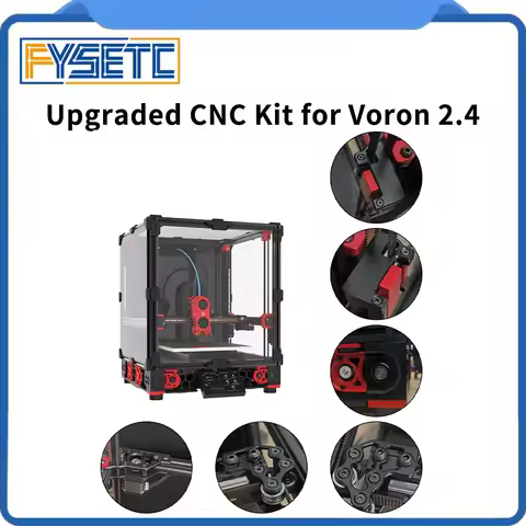FYSETC Latest Version Voron 2.4 Upgraded CNC Kit for AB Drive Tool-Free Tensior XY-Axis IDM XY Joint