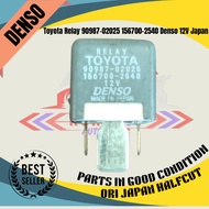 Toyota Relay 90987-02025 156700-2540 Denso 12V Japan