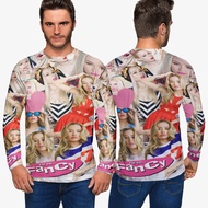 Iggy Azalea Music Collage Men's T-Shirt Polyester Jersey Casual Style Fashionable Unisex Tees