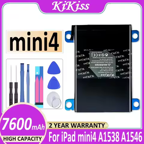 Mini 4 7600mAh Battery For Apple IPad Mini4 A1538 A1546 A1550 Bateria + Free Tools