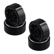 4PCS 1.3 Inch Beadlock Wheel Hub Rims for RC Crawler Car Axial 1/24 1/18 TRX4M SCX24 Upgrade Parts