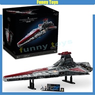 75367 Venator-class Republic Attack Cruiser Building Block Assembly Ornament Toy Adult Boy Gift