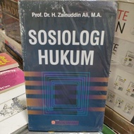 Sosiologi hukum By Zainuddin Ali