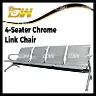 Waiting Area 4-Seater Chrome Link Chair (Silver Chrome Color) L1780MM X D670MM X H780MM Pre-Order 2 